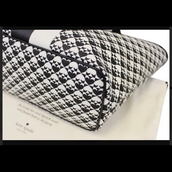 KATE SPADE Penn Place Black/White tote - Picture 6 of 13